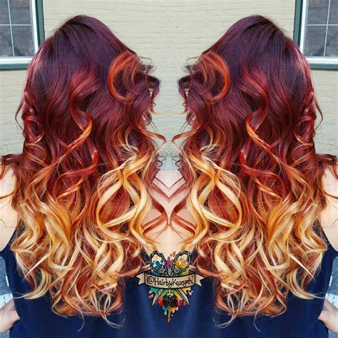 fire hair color ideas|fire hair color ombre.